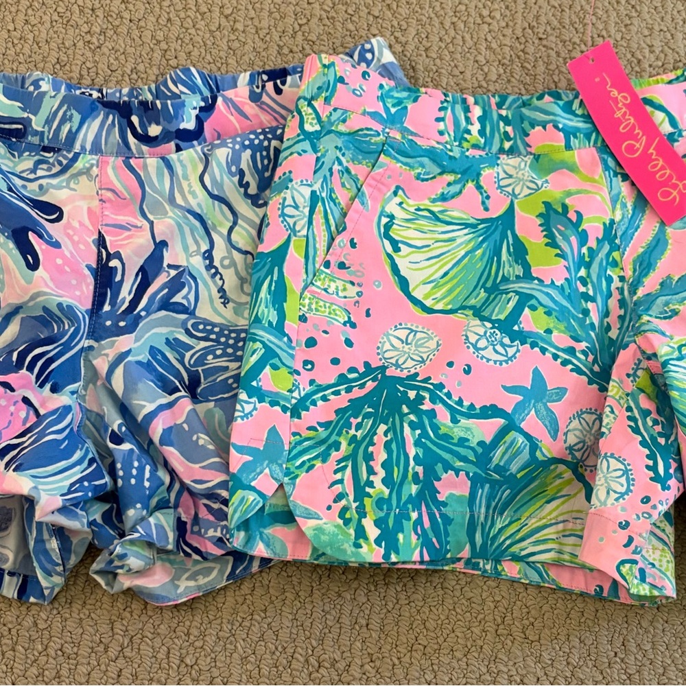 2 Lilly Pultizer shorts size Small